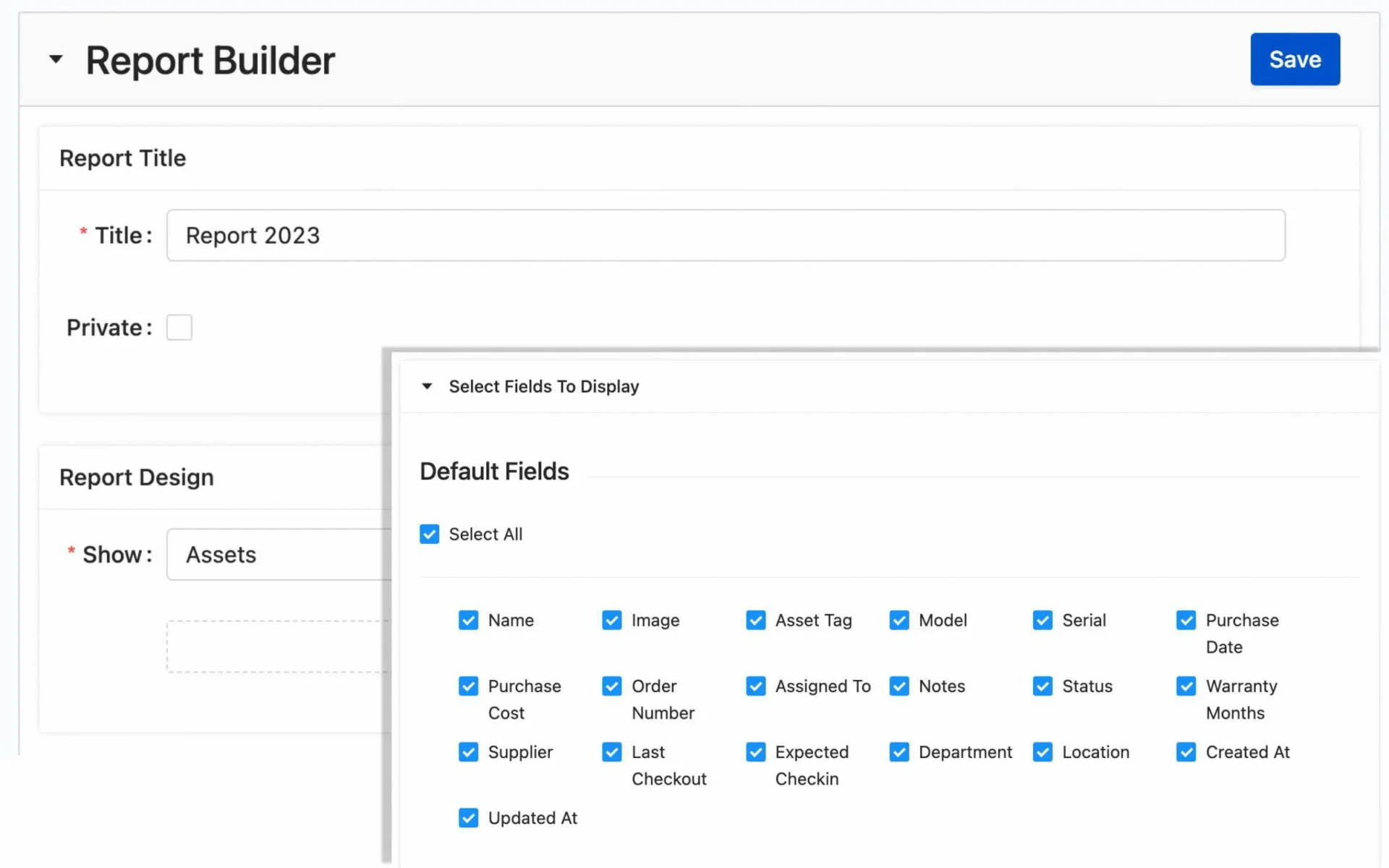 Custom Reports