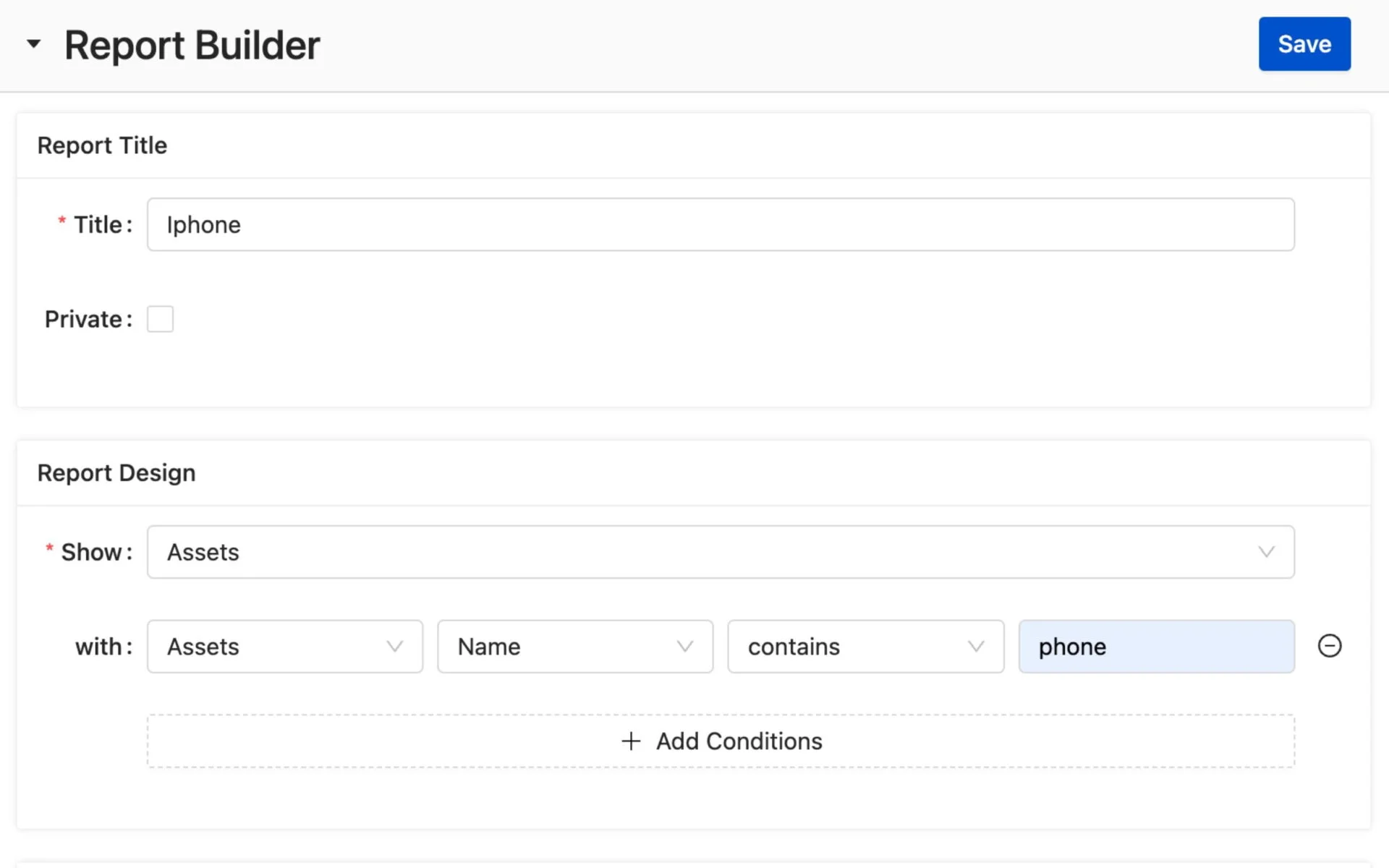 Flexible Report Design