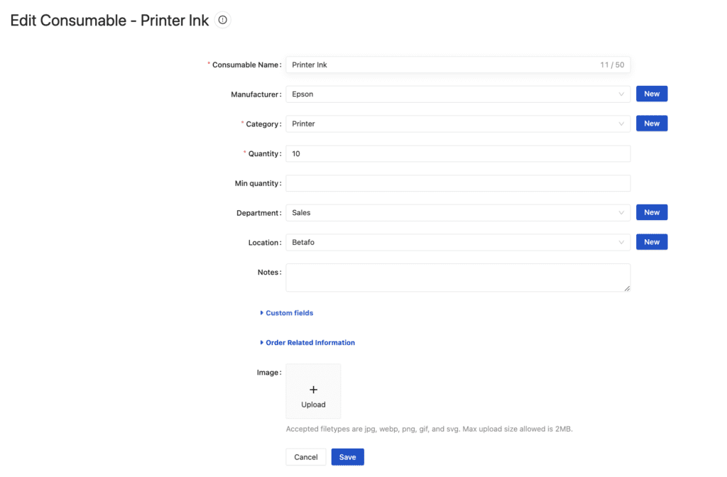 How to Manage Consumables on AssetIT