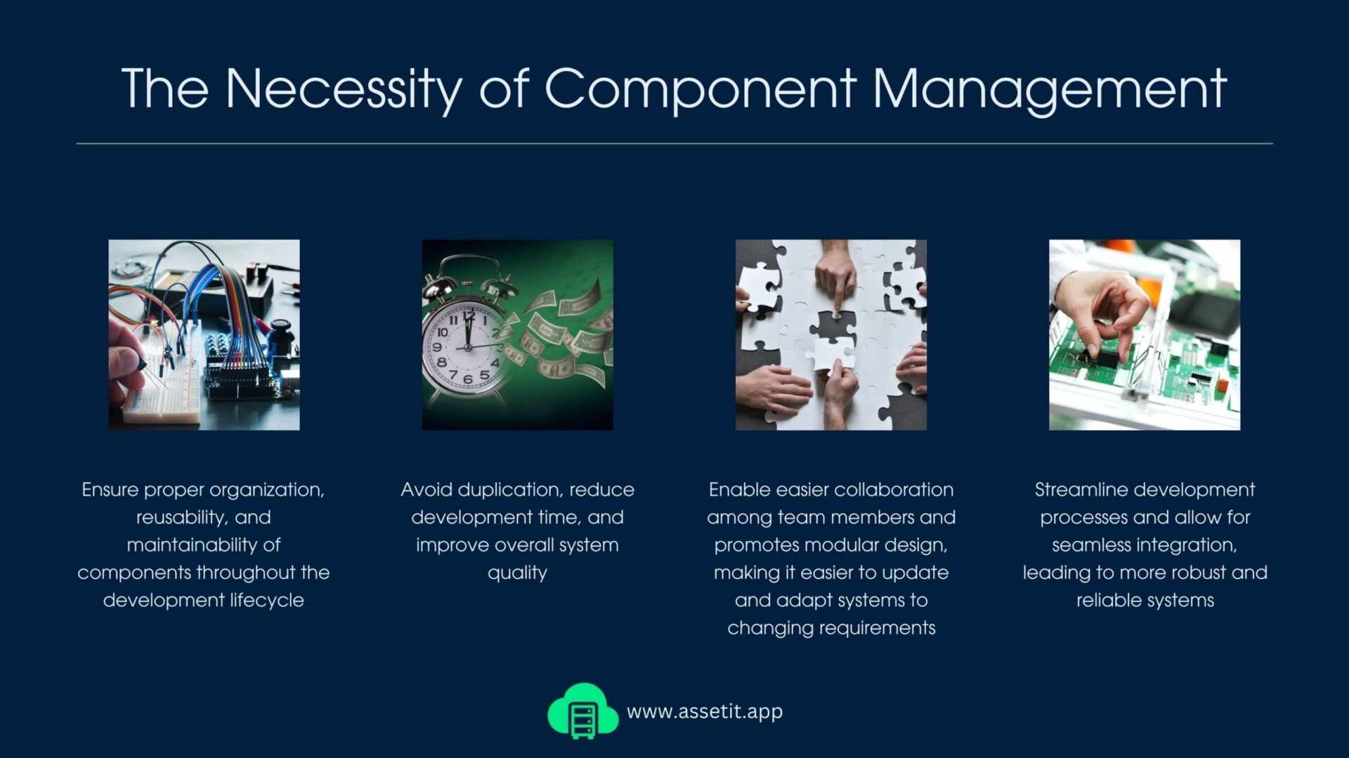 The Necessity of Components Management - manage components