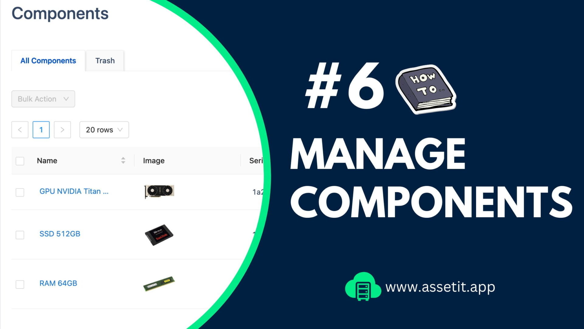 manage components
