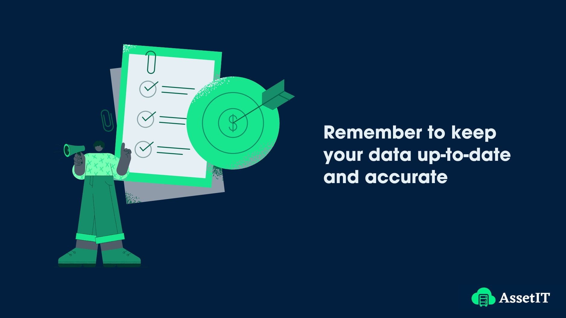remember to keep asset data uptodate
