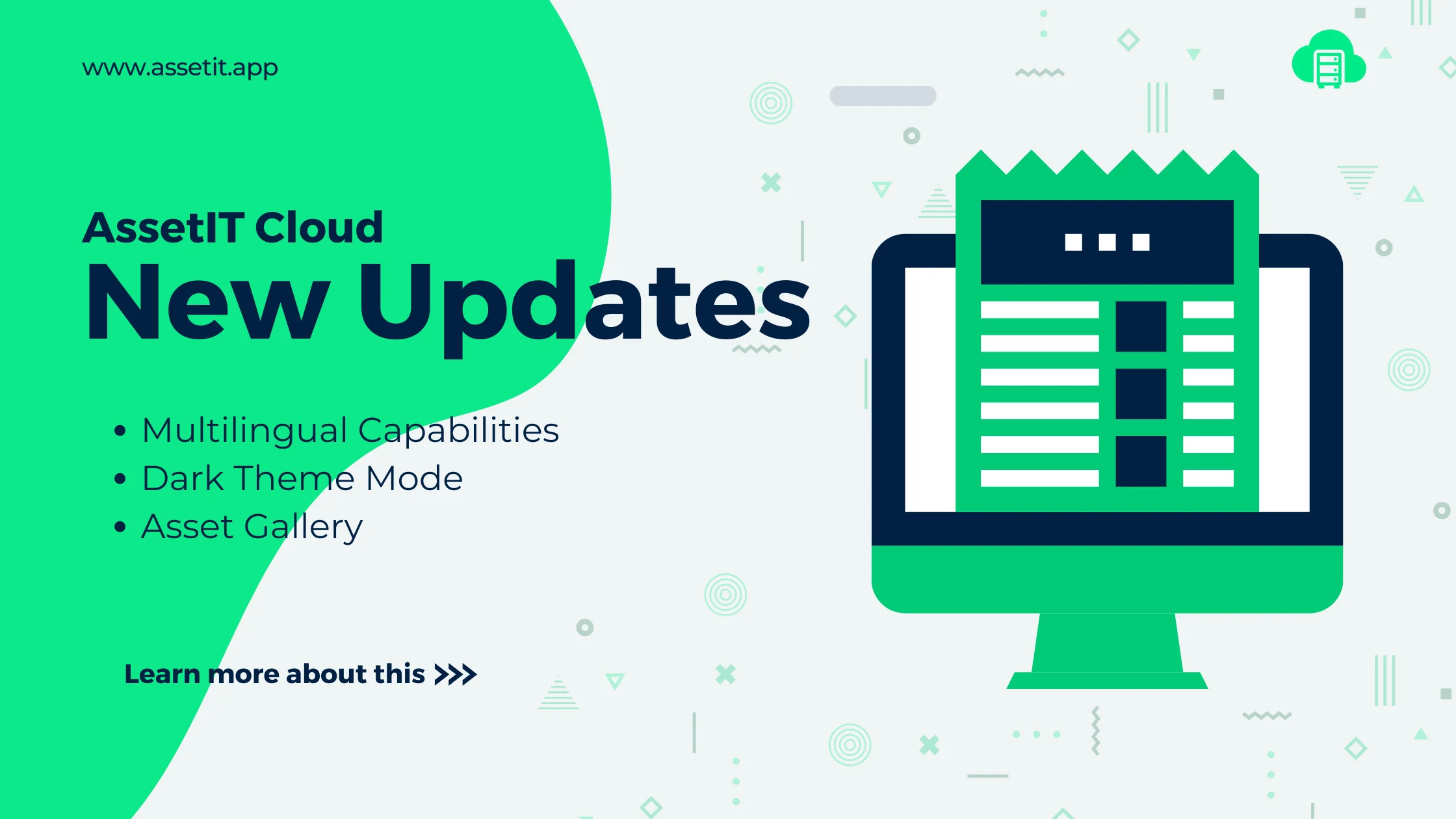 AssetIT New Features: i18n Support, dark mode, asset gallery