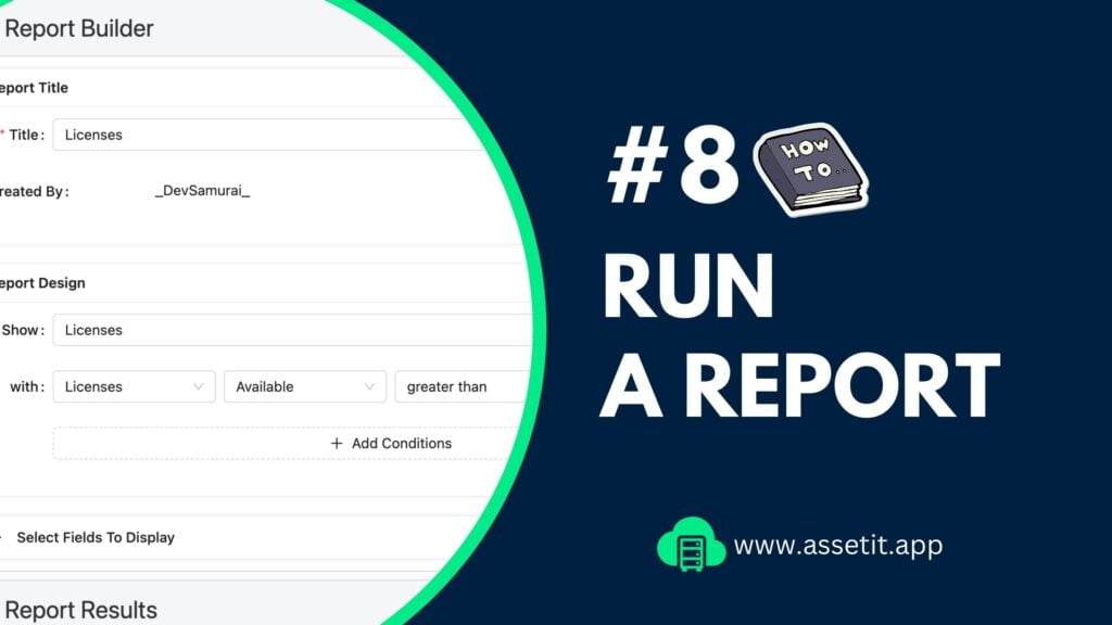 how to run a report