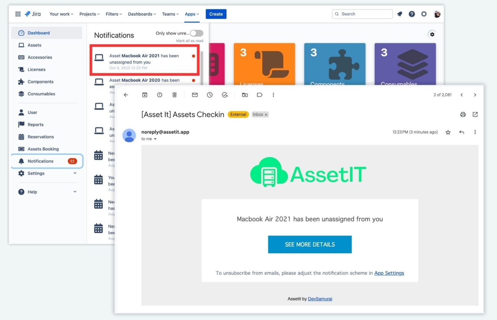 5 key stages of Atlassian asset management process