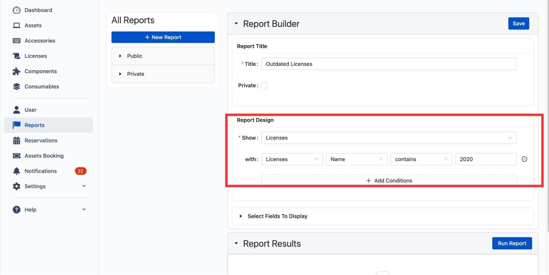 report builder