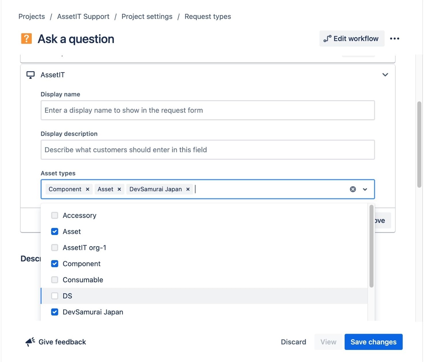 Jira Inventory Management: What, Why, and How - AssetIT - Assets linked to a Jira ticket can be sorted by types and inventories