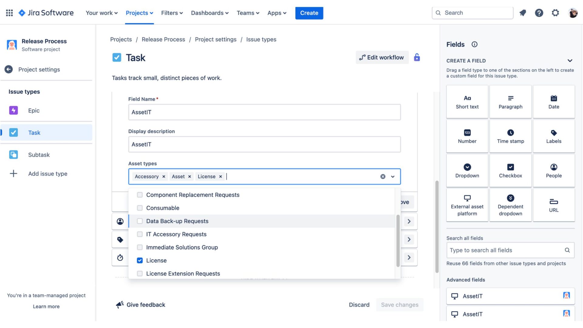 AssetIT supports sorting out data to display in a Jira issue to ensure privacy and flexibility